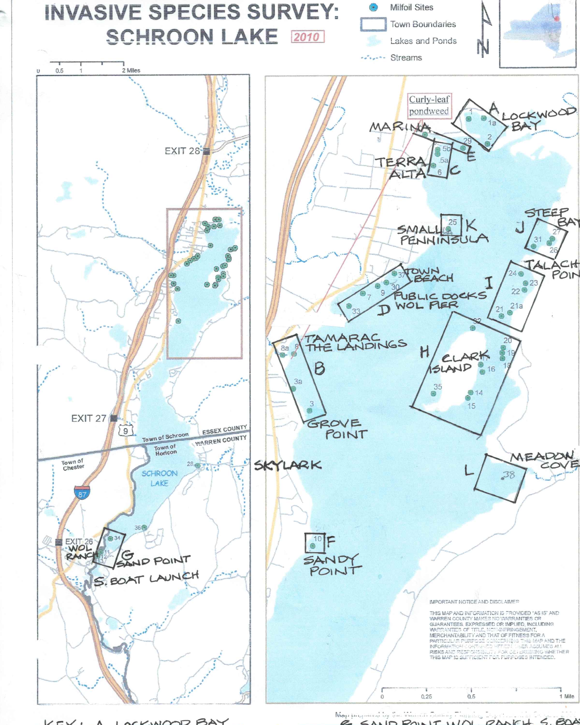 Mapping Eurasian Milfoil — SCHROON LAKER