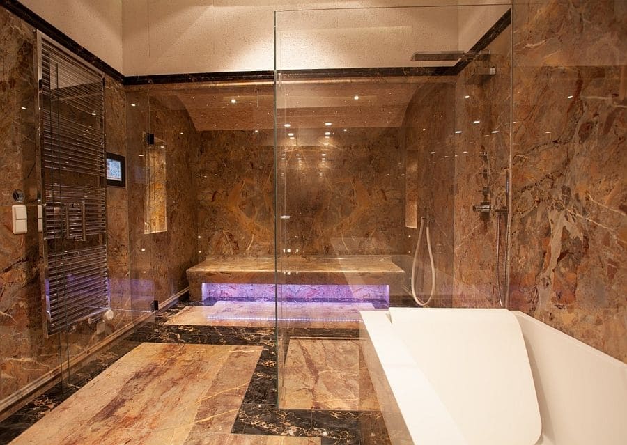 Luxus Marmor Badezimmer SCHUBERT STONE Naturstein