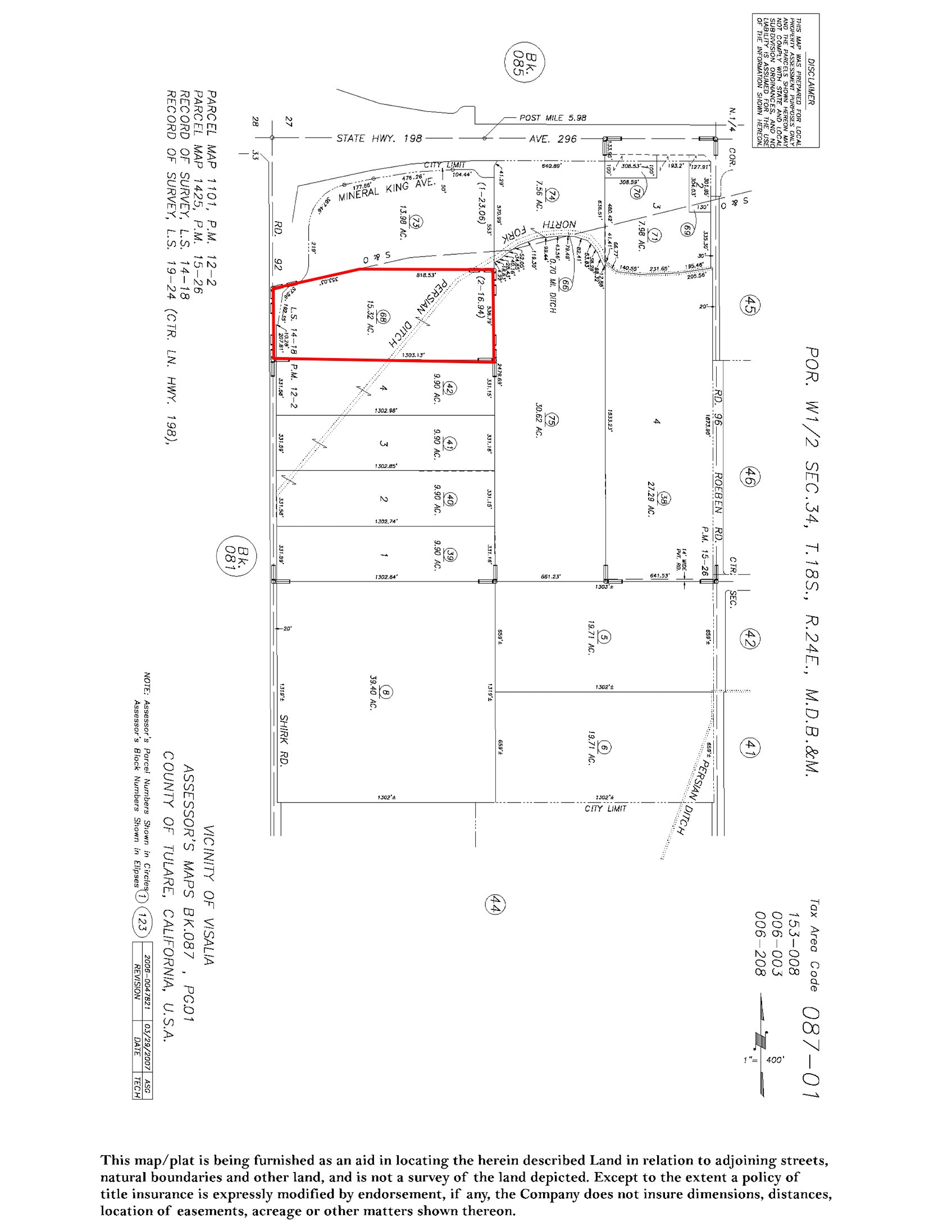 +/15.32 Acres Organic Blueberries & Development Property Visalia