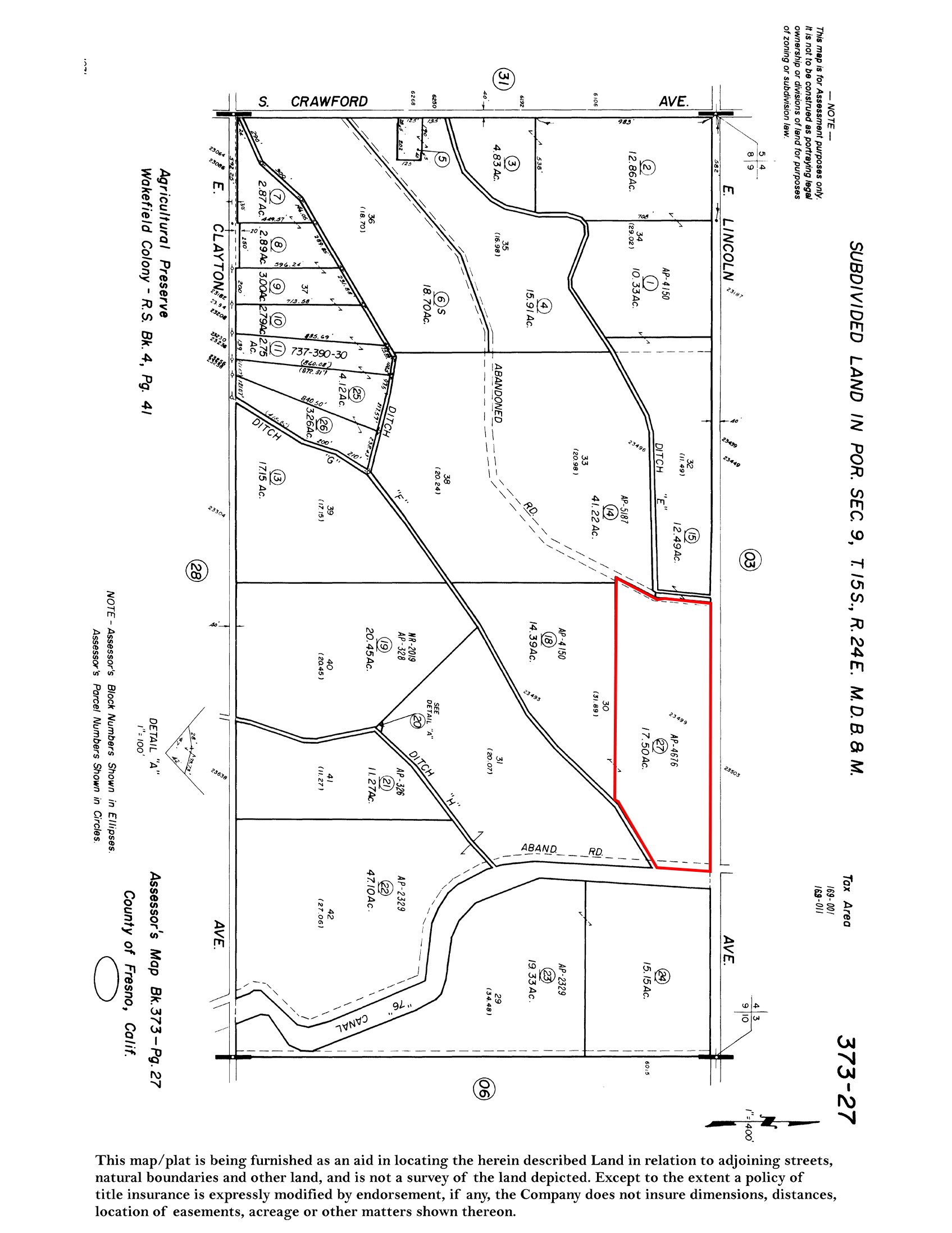 +/54.25 Acres Citrus & Open Land Orange Cove, CA Schuil Ag Real