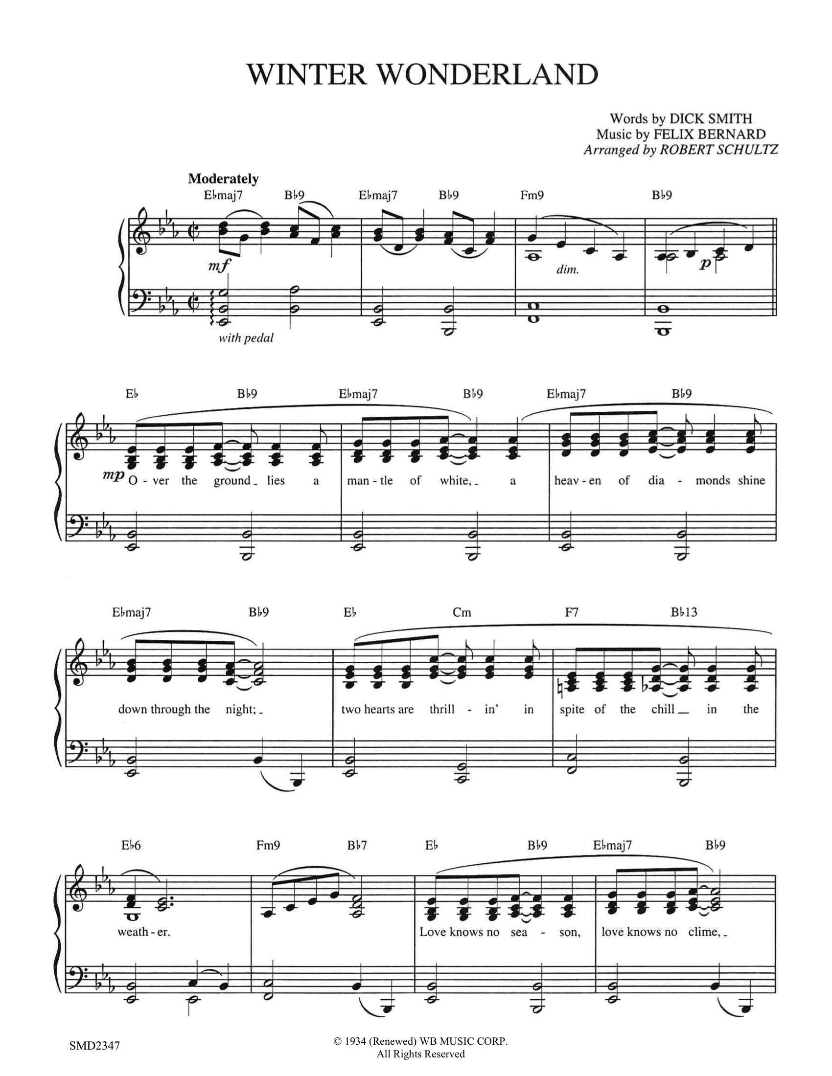 Winter Wonderland | Schultz Music Publications