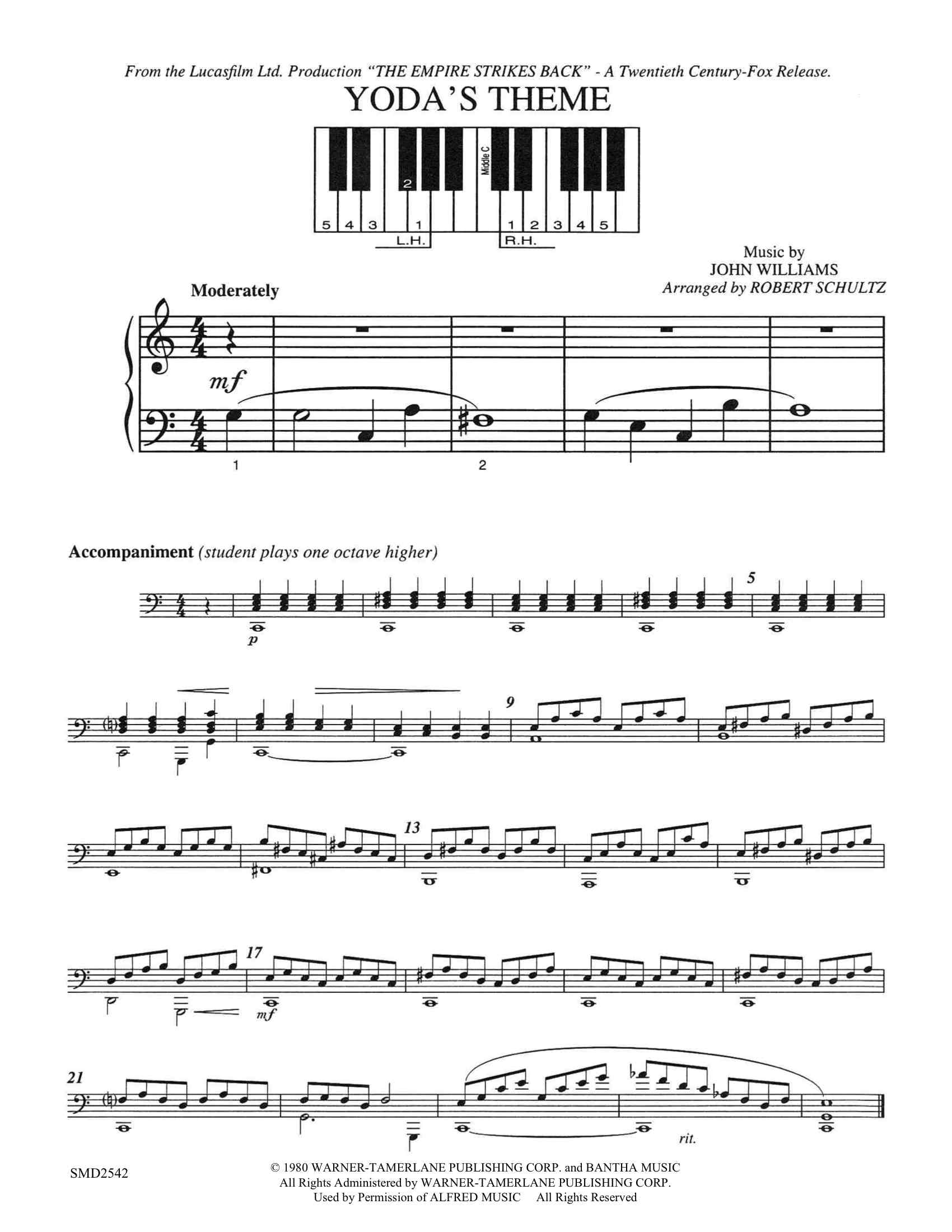 Yoda’s Theme Schultz Music Publications