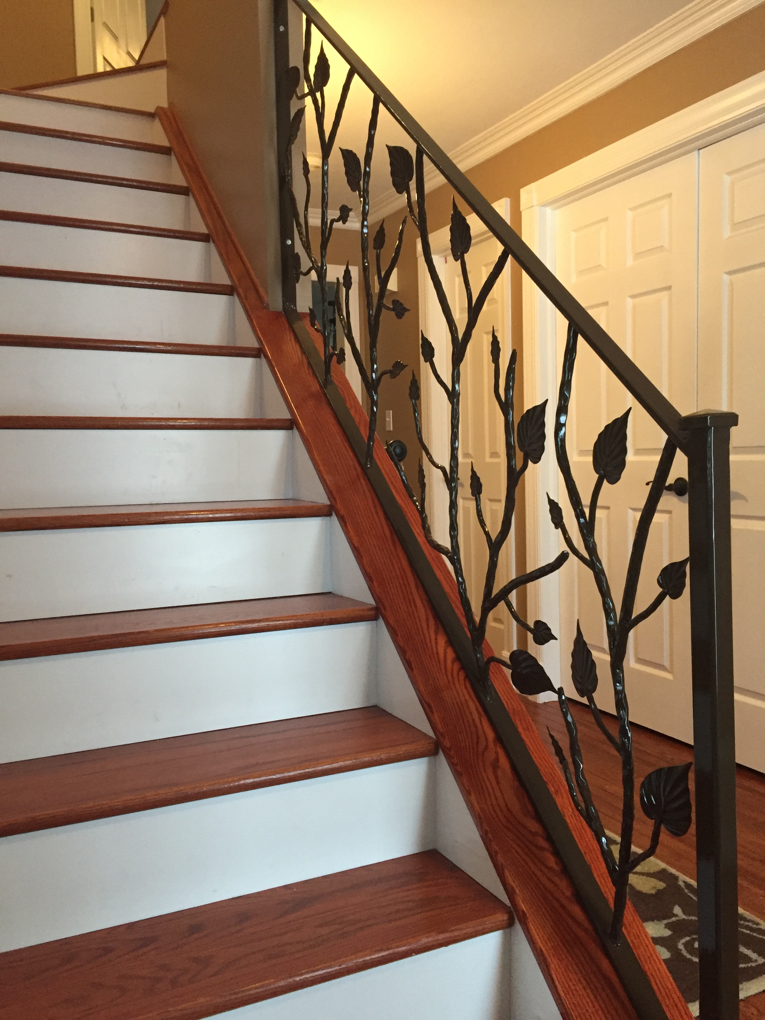 Jason's Branch Railing Schultz Ornamental Iron