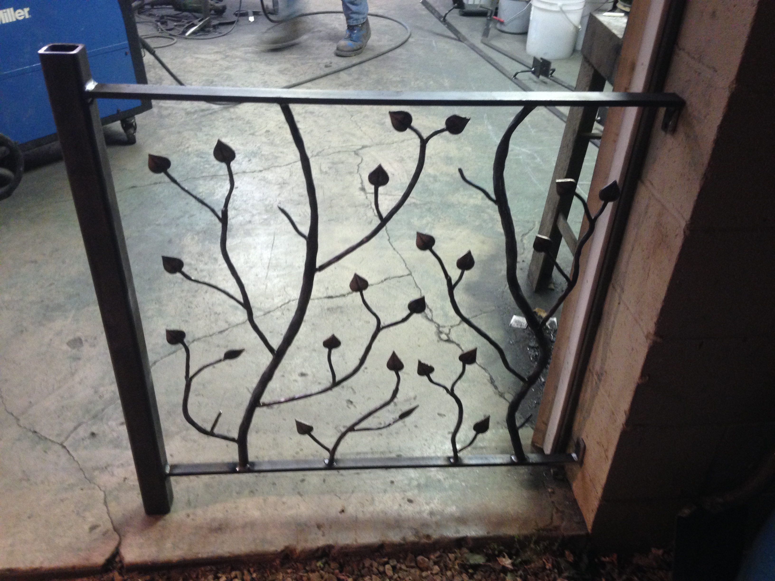 Custom Wrought Iron Branch Railing in Pittsburgh