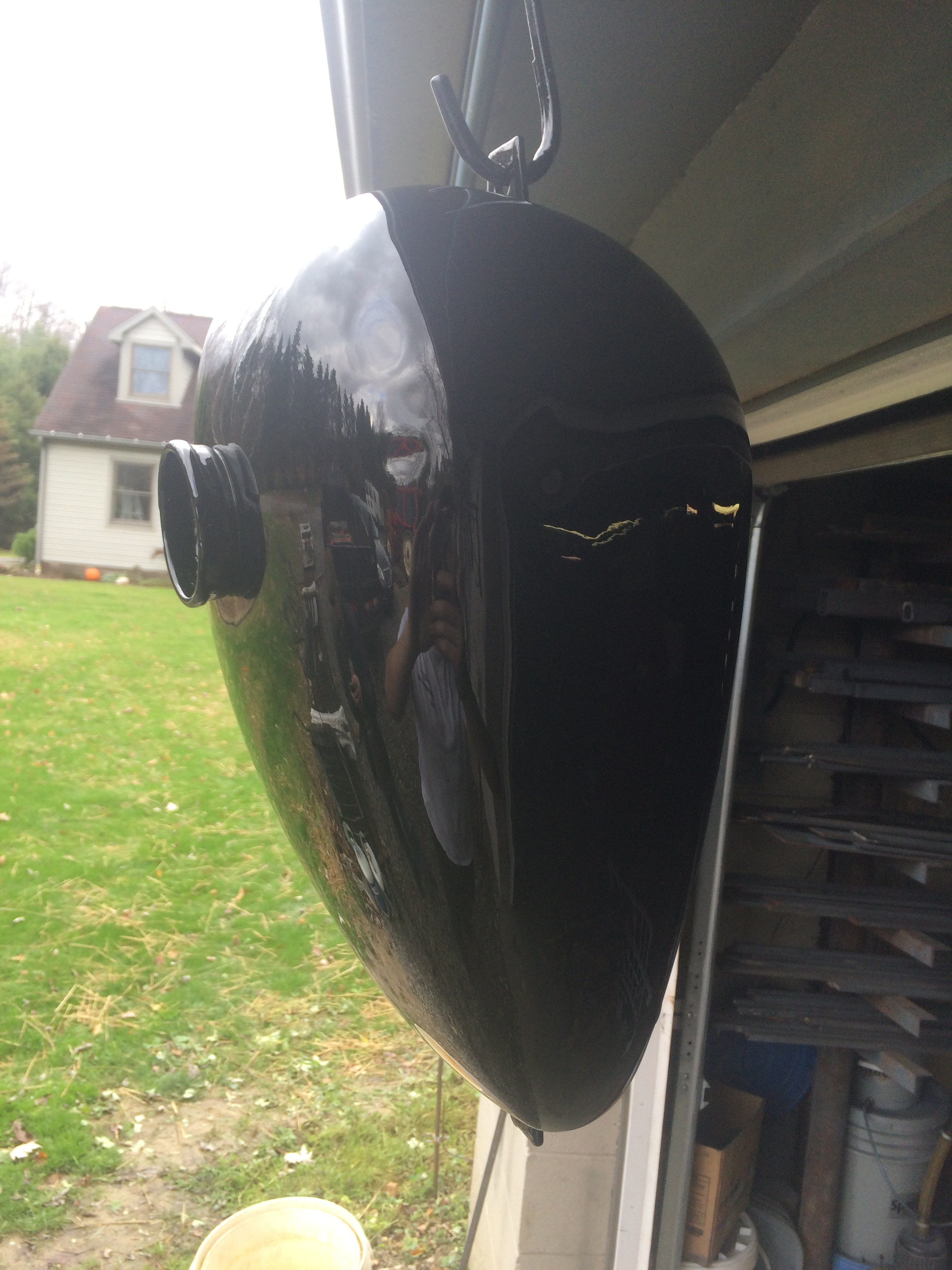 Pittsburgh Powder Coating Gloss Black Gas Tank