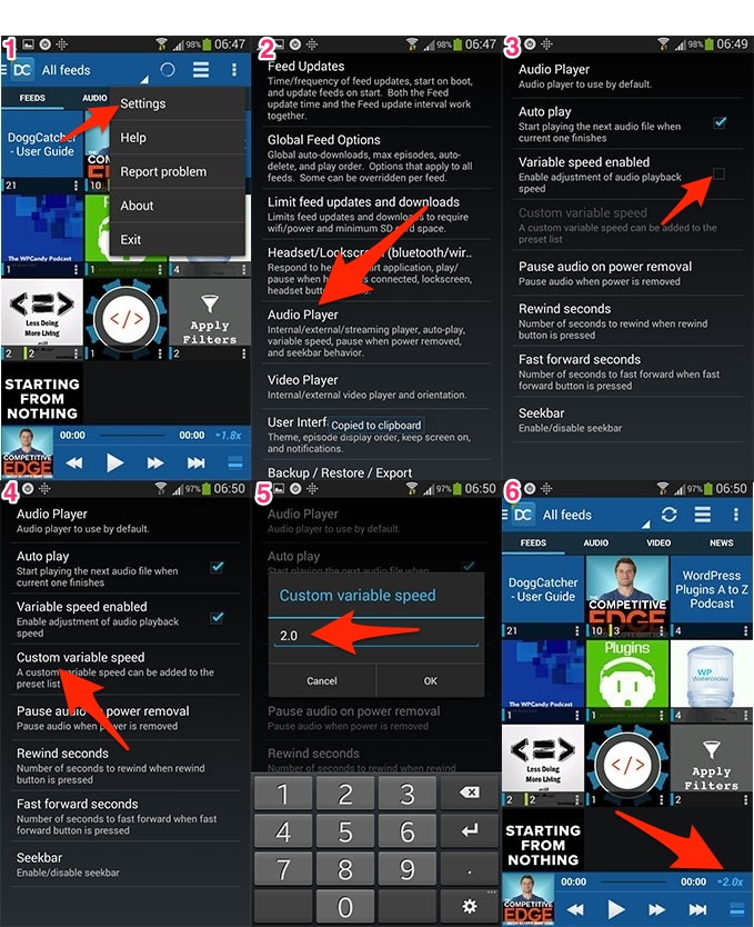 How To Listen to Podcast at 2x speed Android Michael Schurpf