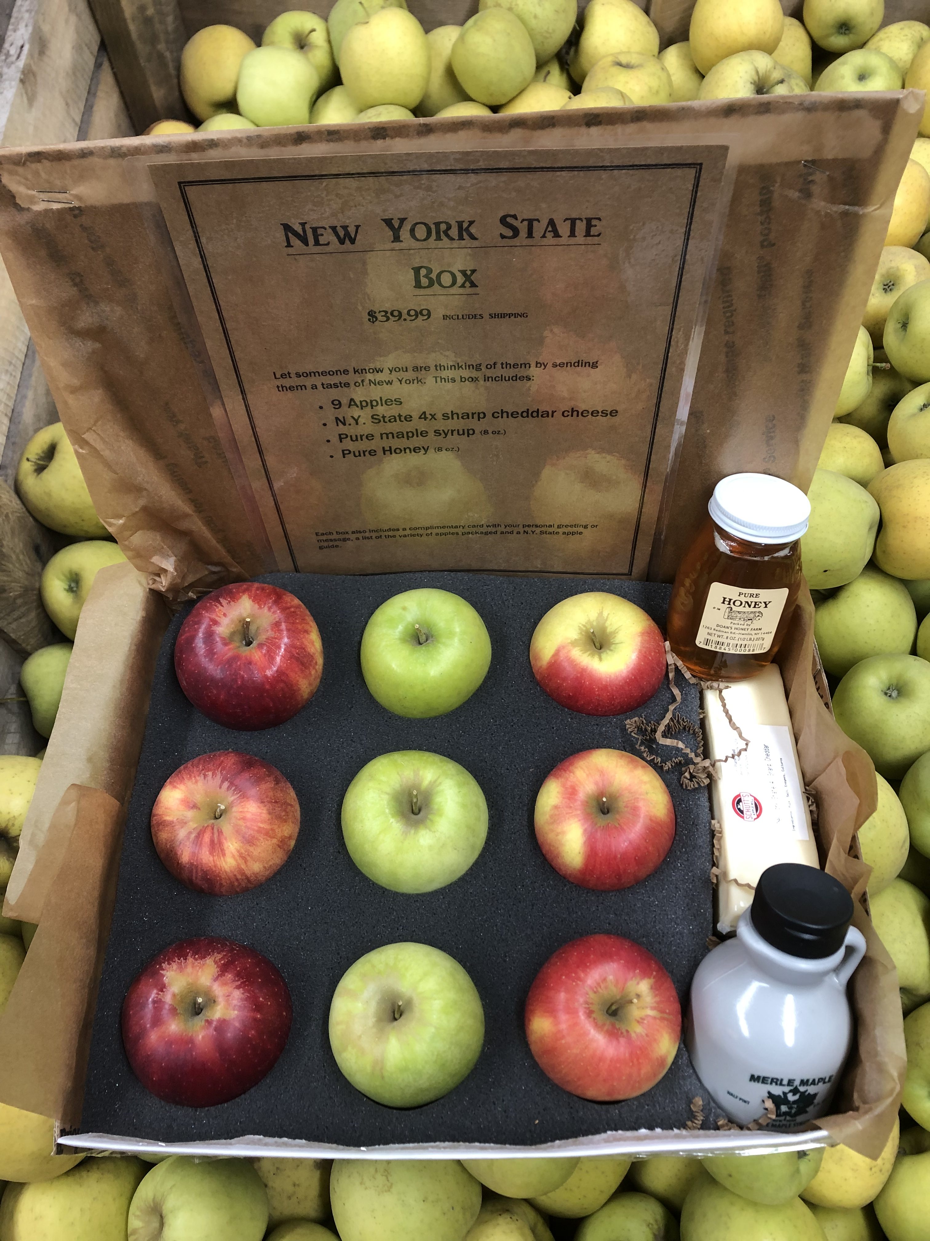 New York State Gift Box Schutt's Apple Mill New York State Gift Box Schutt's Apple Mill