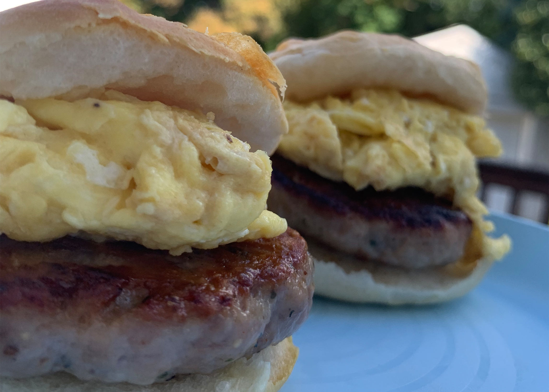 Sausage, Egg, & Cheese Biscuit Sliders anyone? Schweid & Sons