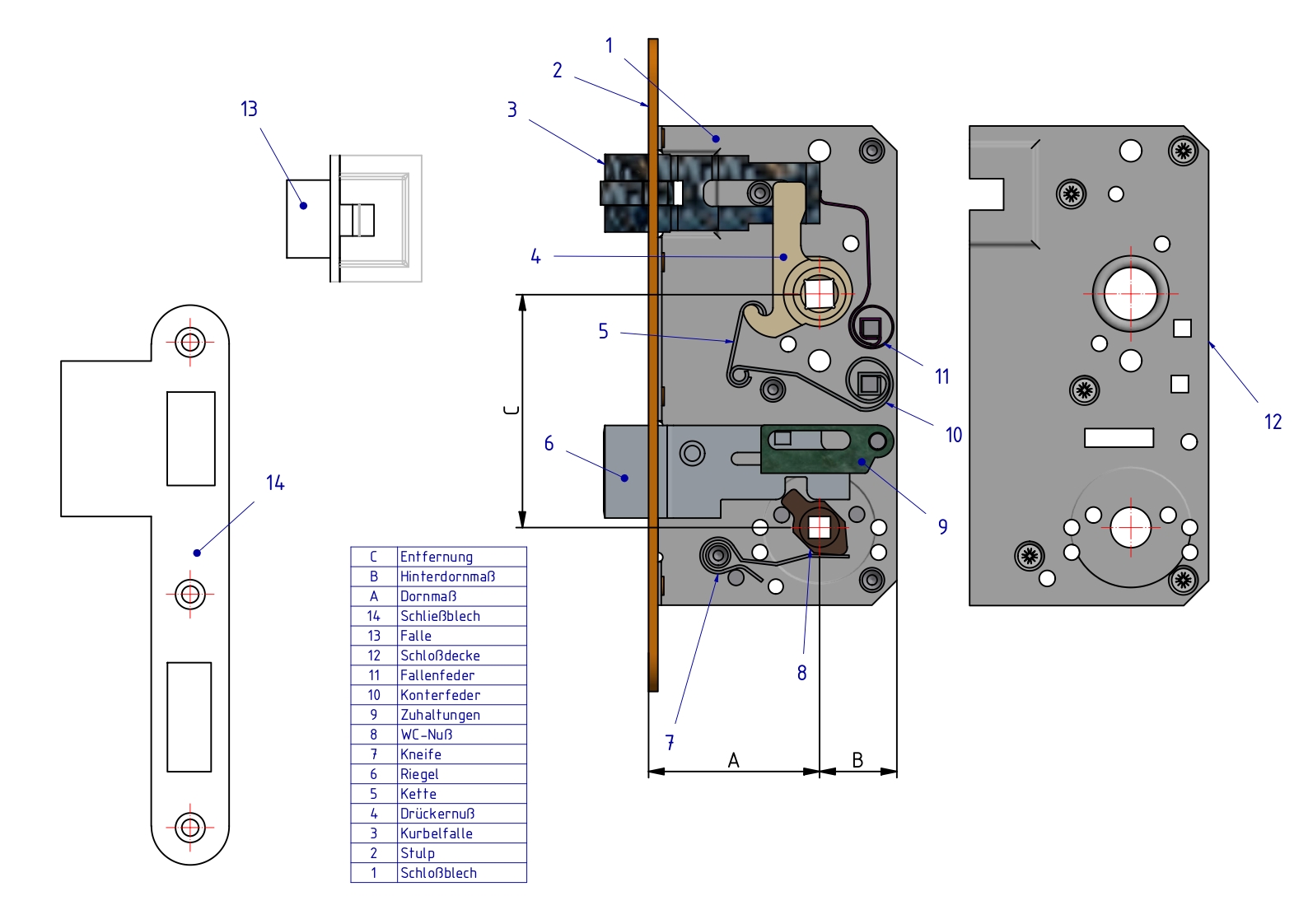 lernen Täuschung Rahmen mortise lock mechanism Symphonie verweisen angenehm