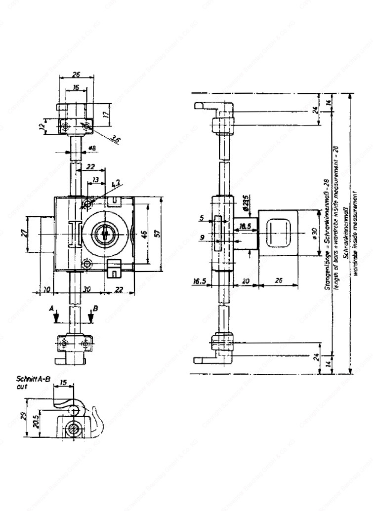 locks with espagnolette bolts / Espagnolette locks Archive