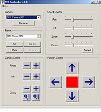 PTZ Controller – SCI COM Software