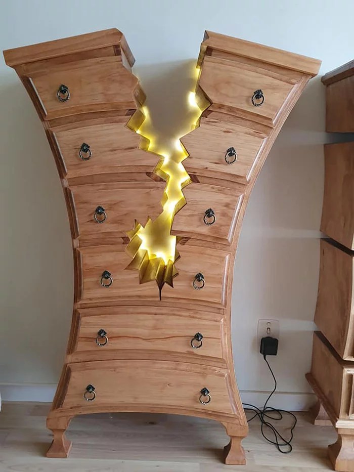 Retired Maker Goes Viral For Making Weird Furniture