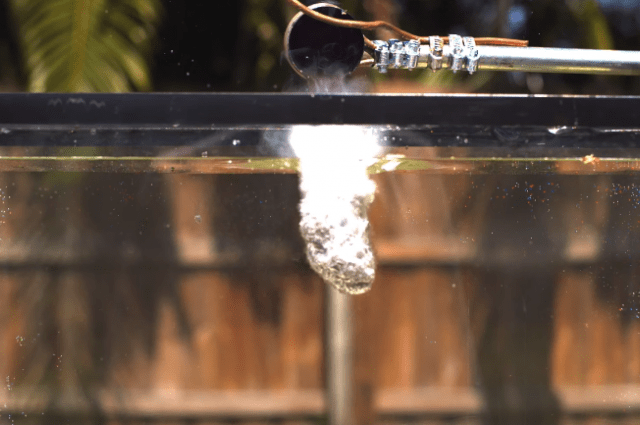 Watch What Happens If You Put Molten Salt Into A Water Tank Science
