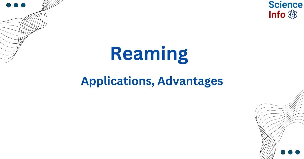 Reaming Applications, Advantages