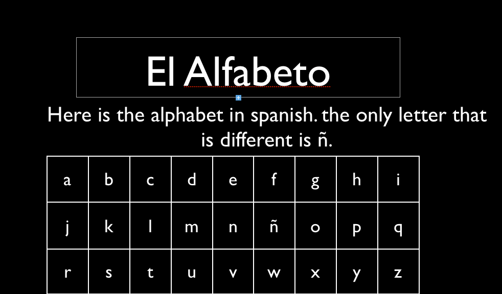El Alfabeto — Science Leadership Academy @ Center City