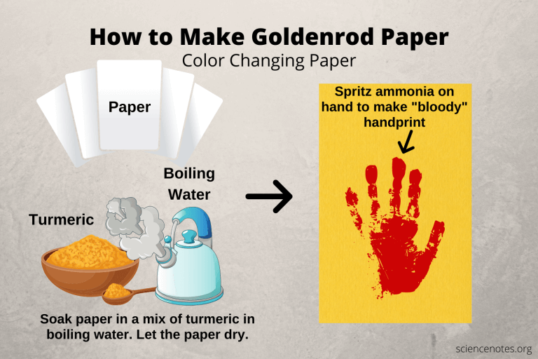 How to Make Goldenrod Paper Color Changing Paper