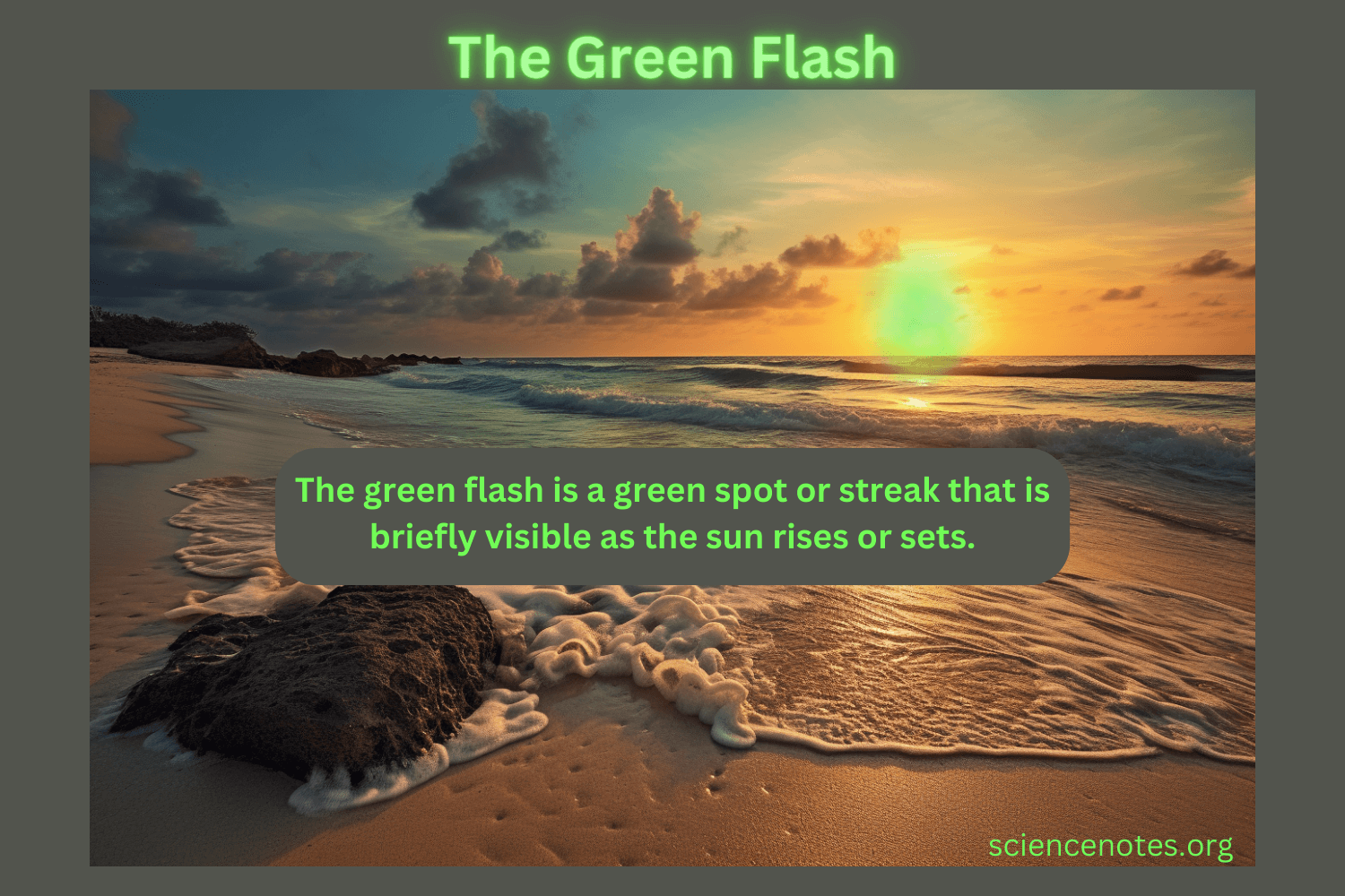 The Green Flash and How to See It