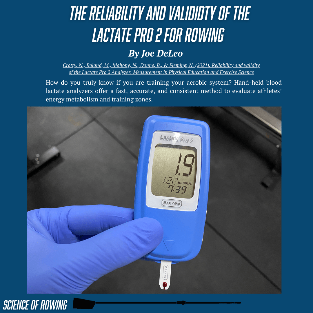 The Reliability And Validity Of The Lactate Pro 2 For Rowing - Science
