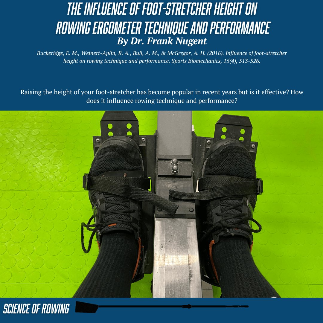 The Influence of Footstretcher Height On Rowing Ergometer Technique