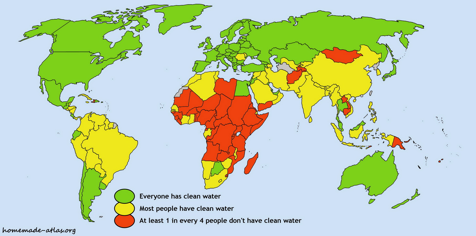 Pain Points Comment l'eau estelle répartie dans le monde ? SciencePost