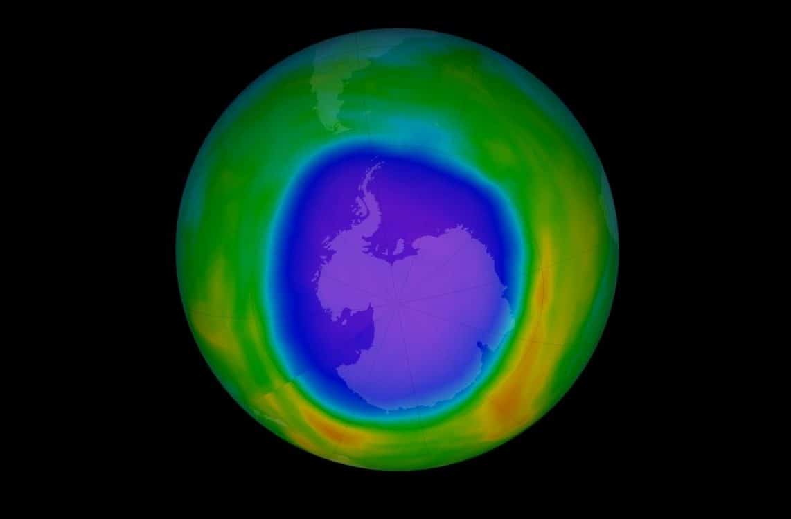 2020 le trou d'ozone antarctique est à nouveau très prononcé
