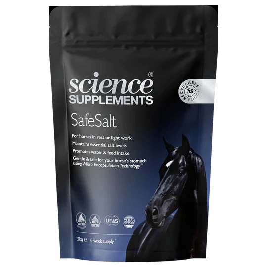 SafeSalt Horse Salt Supplement 4.4lbs (2kg) Powder Science