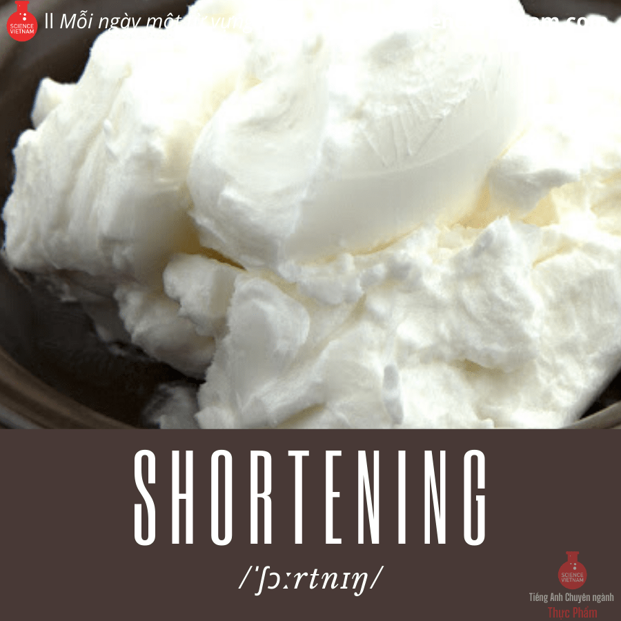 Shortening là gì? Định nghĩa, phân loại, vai trò trong SX bánh kẹo