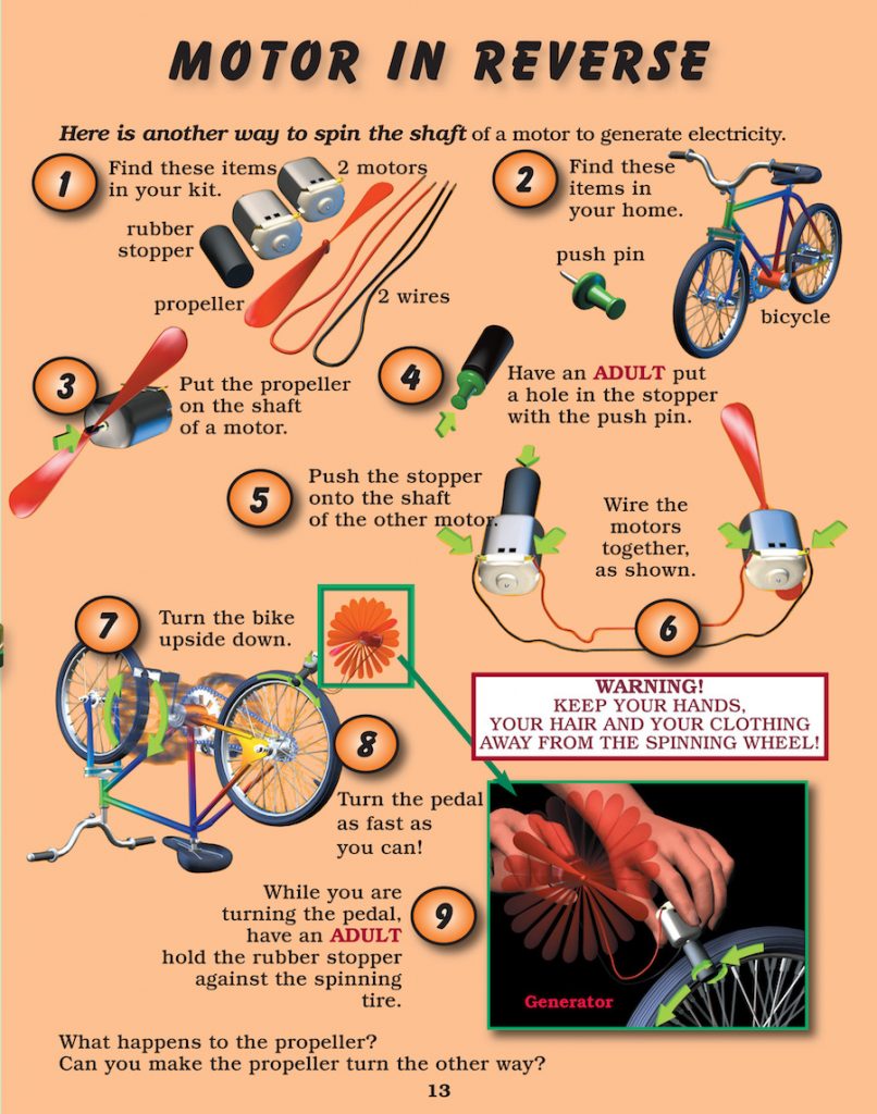 How to Generate Electricity using a Bicycle ScienceWiz