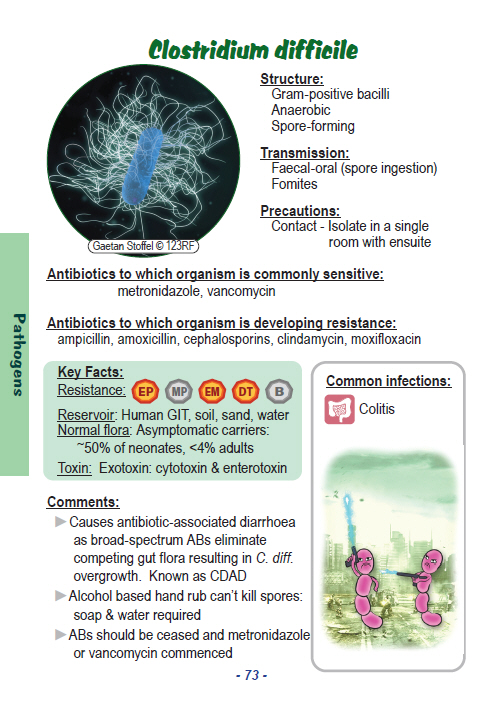 Concise guide to common antibiotics, pathogens & infections (Pocket
