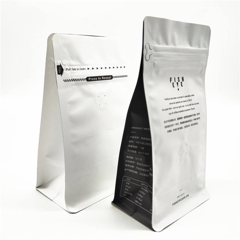 Coffee packaging bags, PLA Compostable zipper coffee pouch Scien Pack
