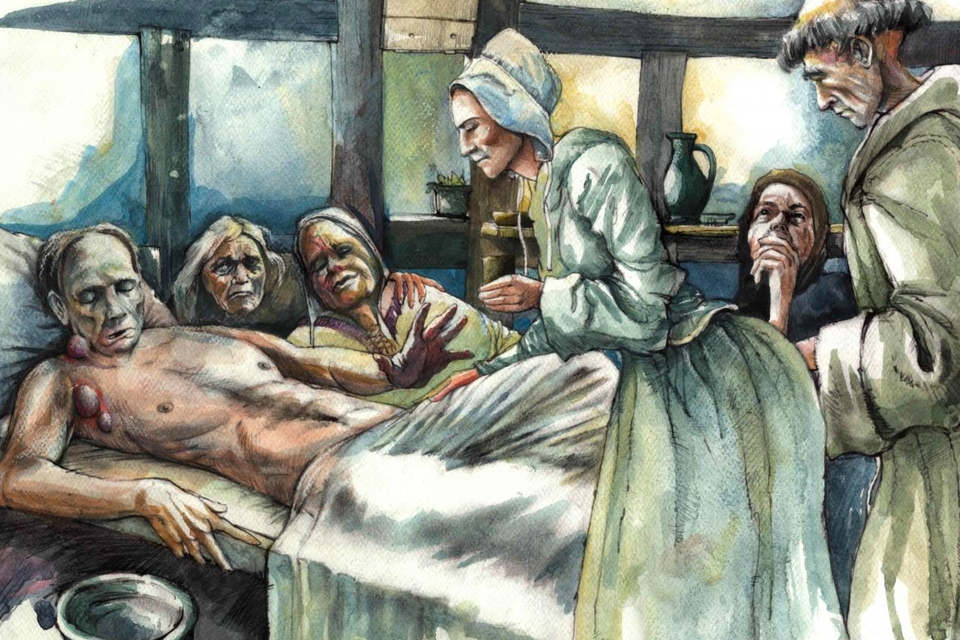 Niet alle slachtoffers van de Zwarte Dood belandden in een massagraf