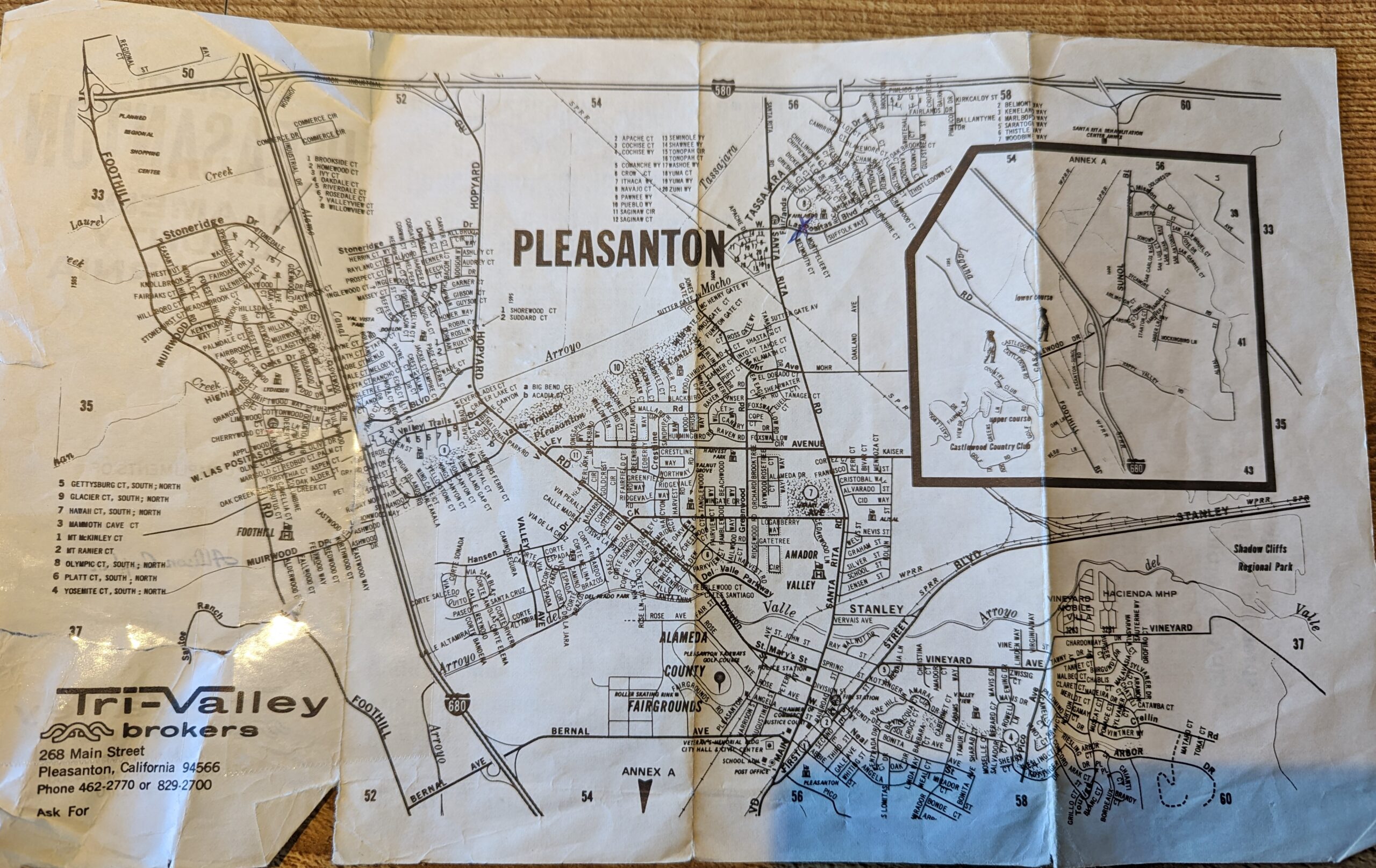 Maps of Pleasanton Frank's Projects