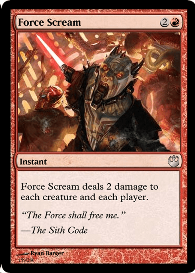 Star Wars Magic The Gathering Cards SciFi Design