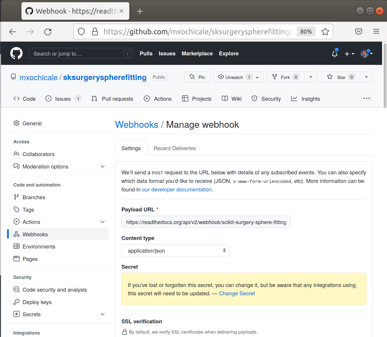 Publishing The Documentation — SciKitSurgery Software Development