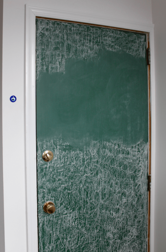 Chalkboard Paint Door SCISSORS & SAGE