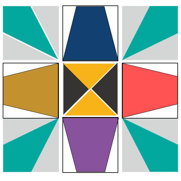 Tumble Dry Quilt Block Scissortail Quilting