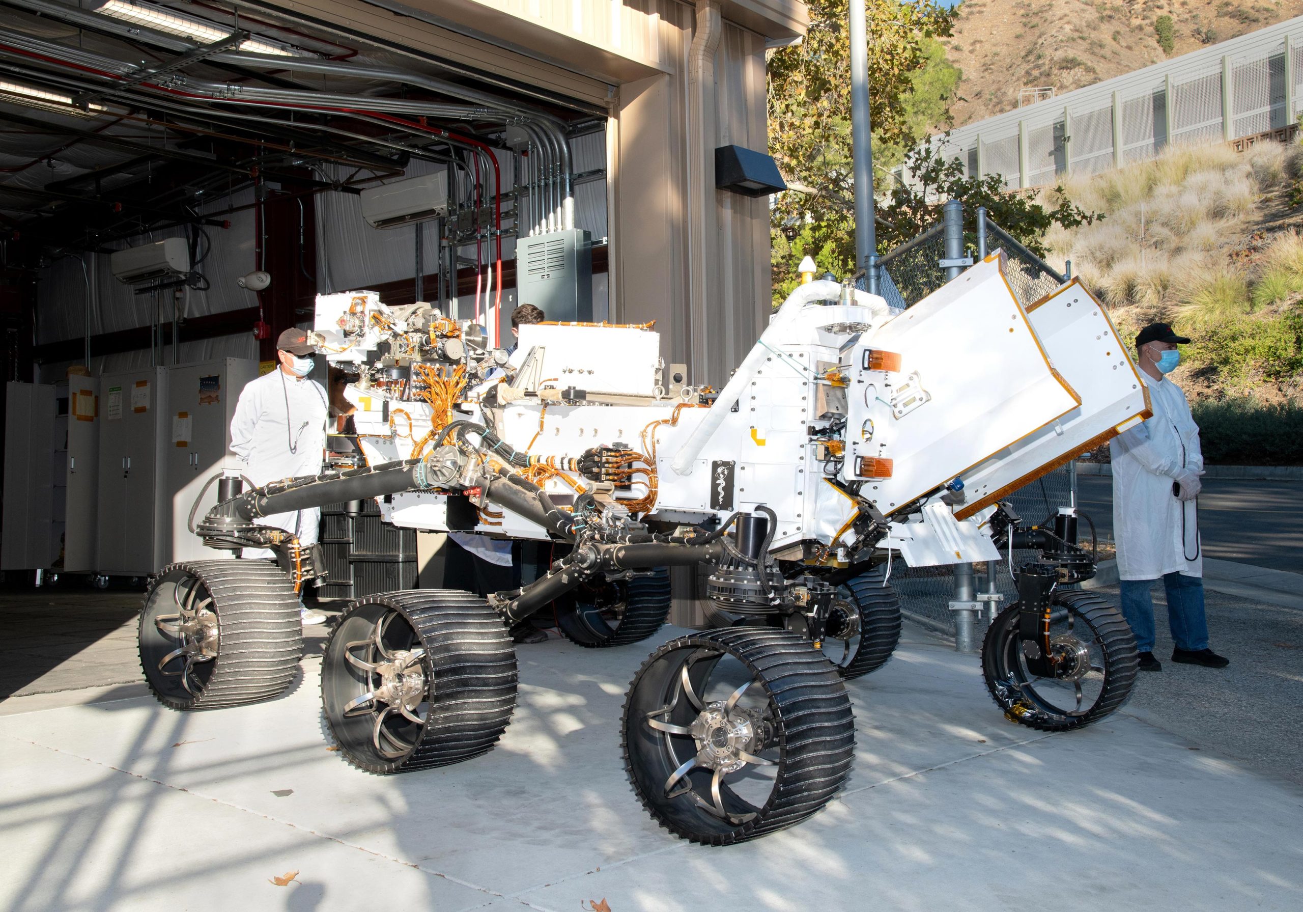 NASA’s OPTIMISM Upgraded Perseverance Mars Rover Twin Begins
