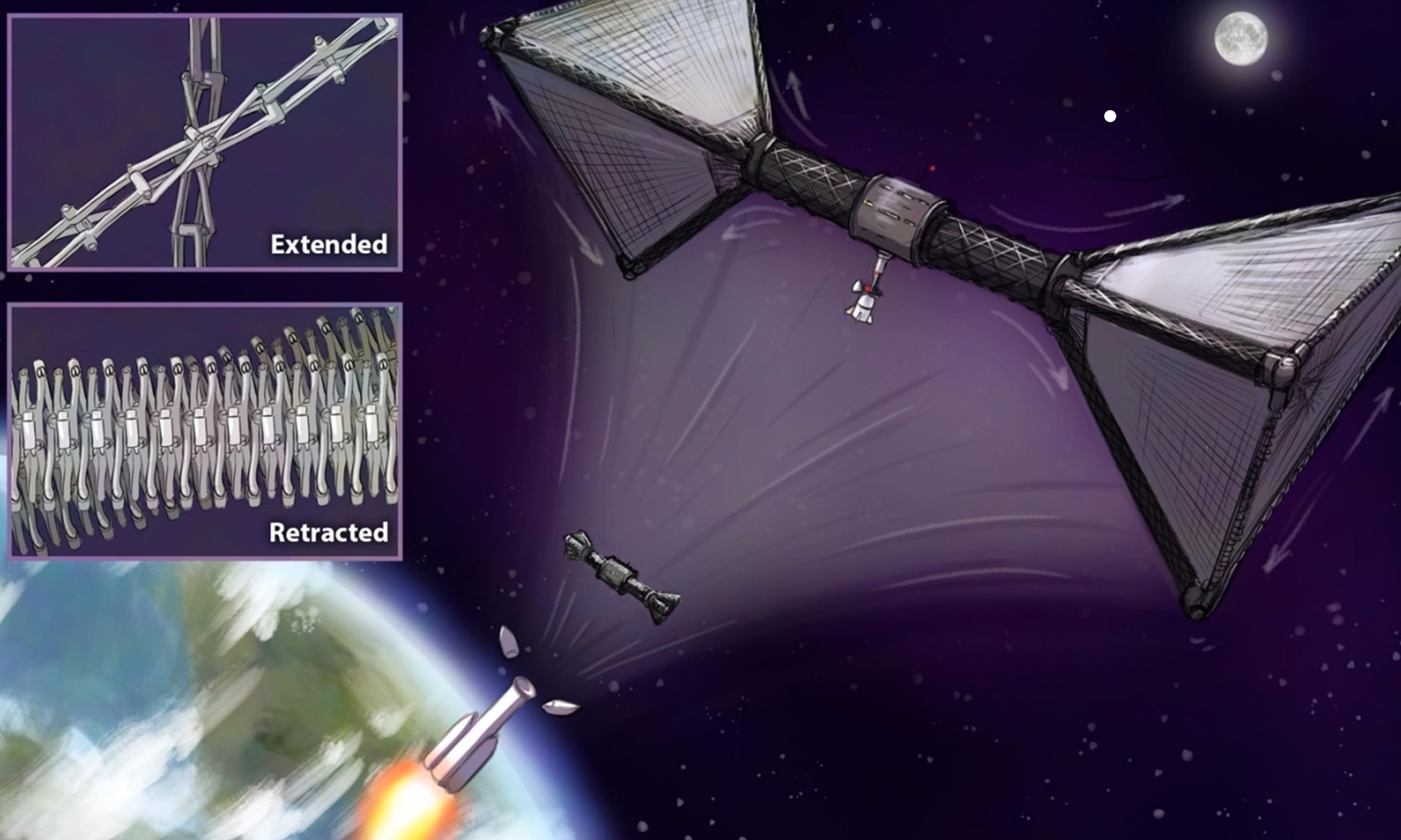 A Huge Kilometer-Scale Space Station With “Simulated Gravity” Could Be Launched From A Single Rocket