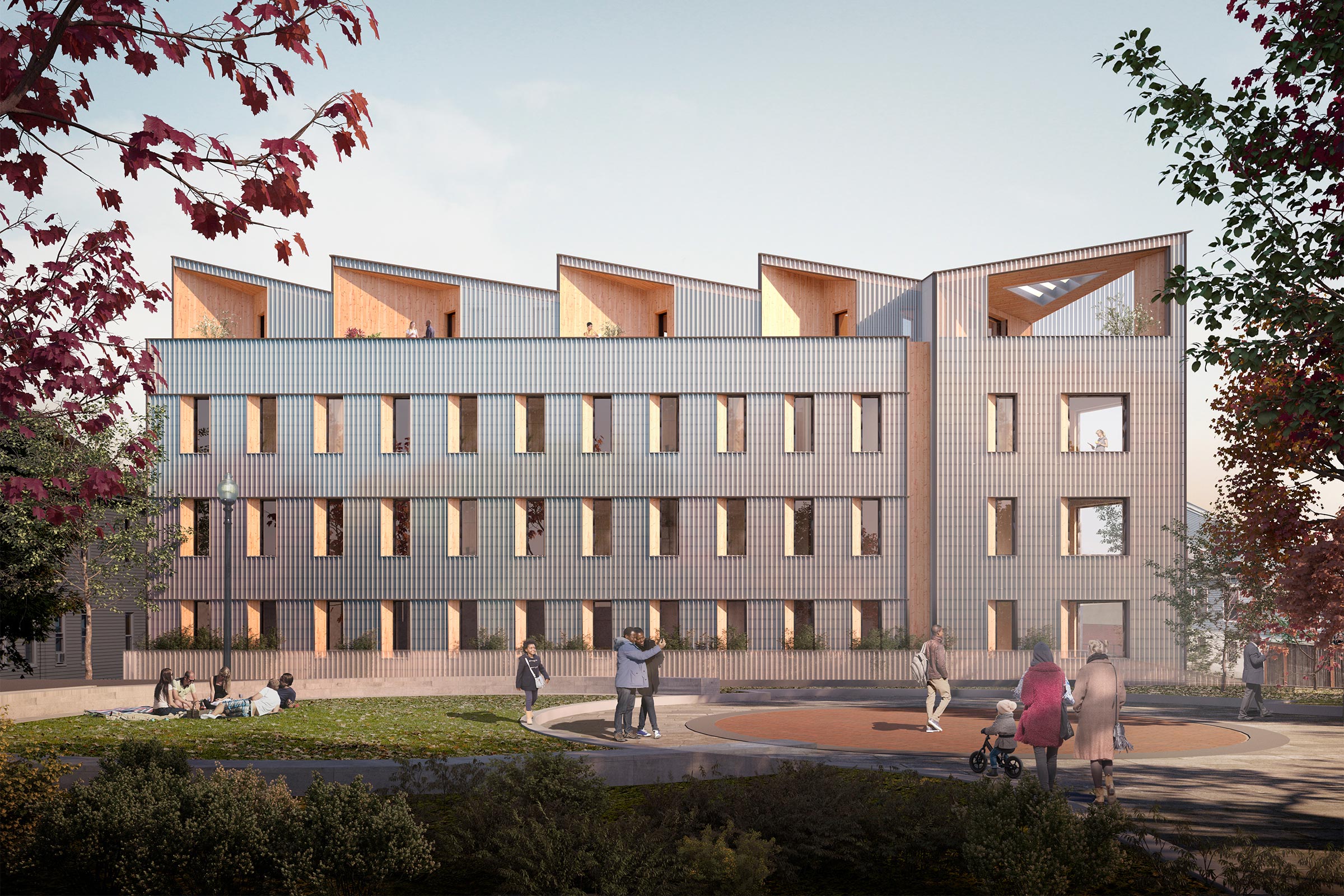 New MassTimber Sustainable Building Takes Shape in Boston