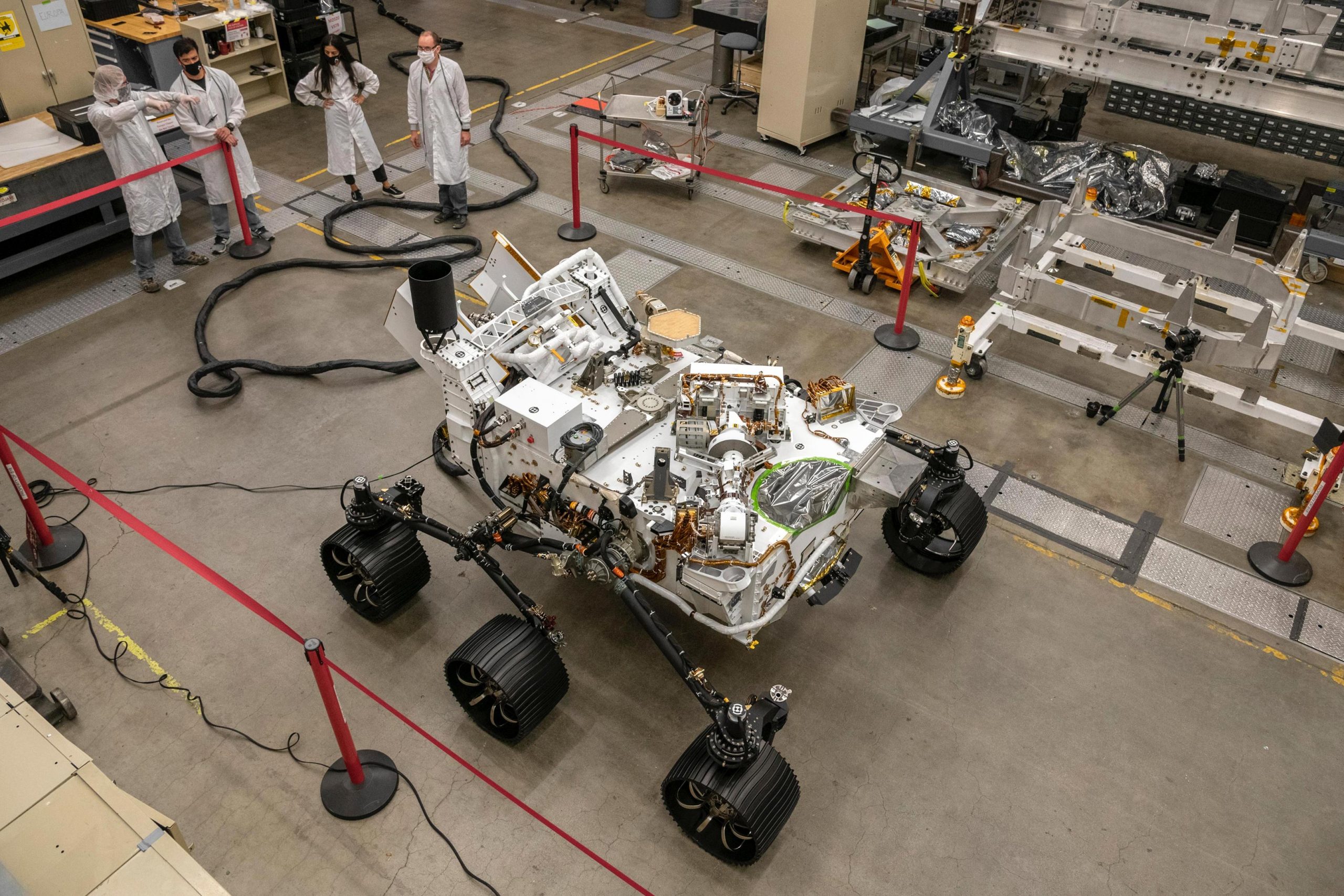 NASA's Perserverance Mars rover has been sent to its new home on Earth