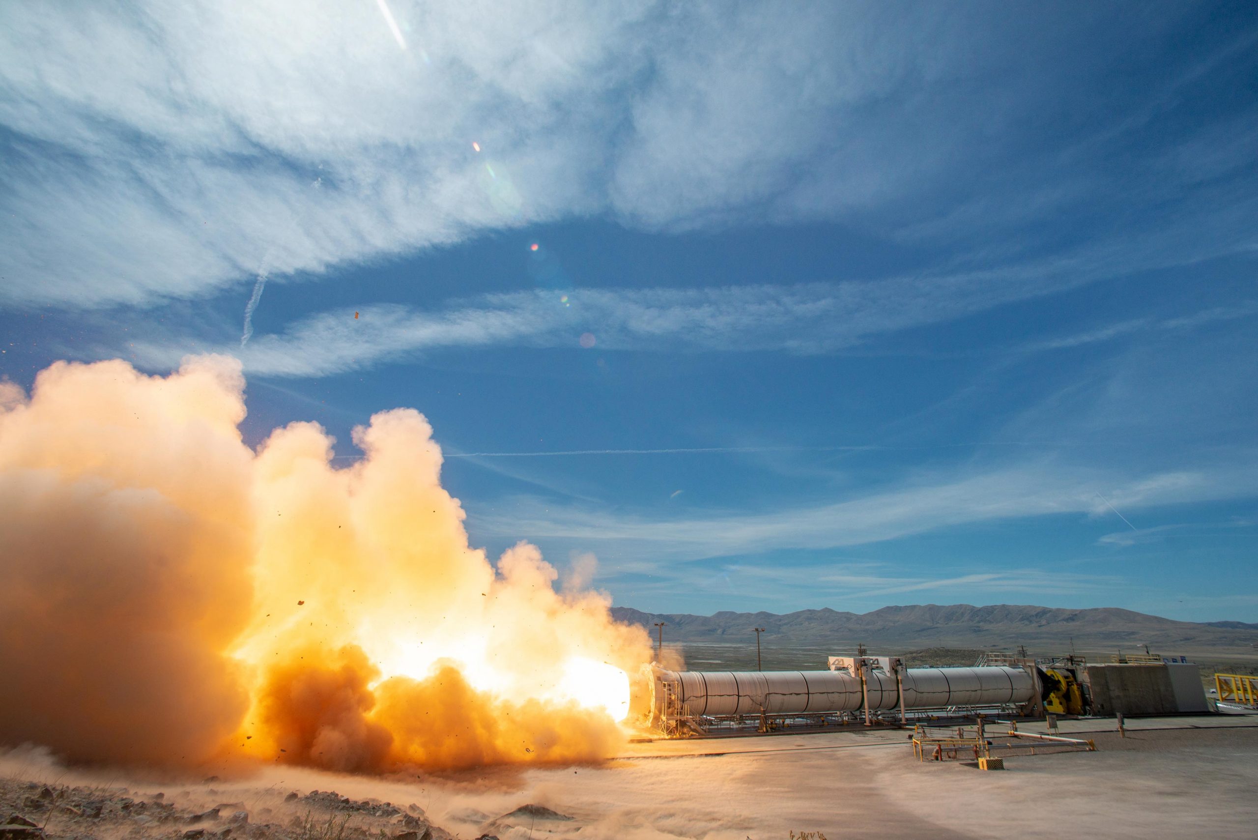 NASA SLS Rocket Booster Hot Fire Test Produces More Than 3 Million