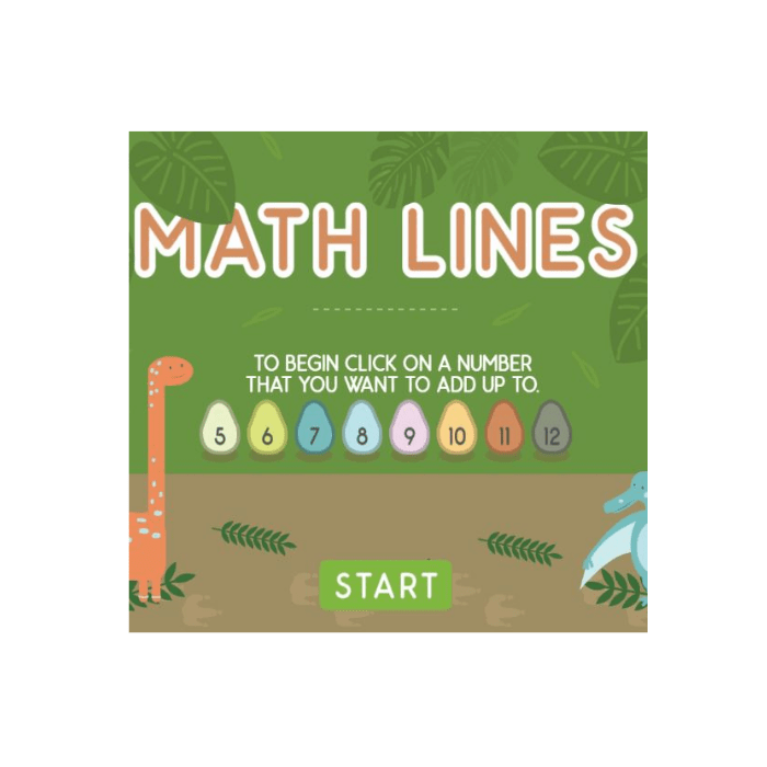 ABCya! Math Lines Addition SciTech Institute