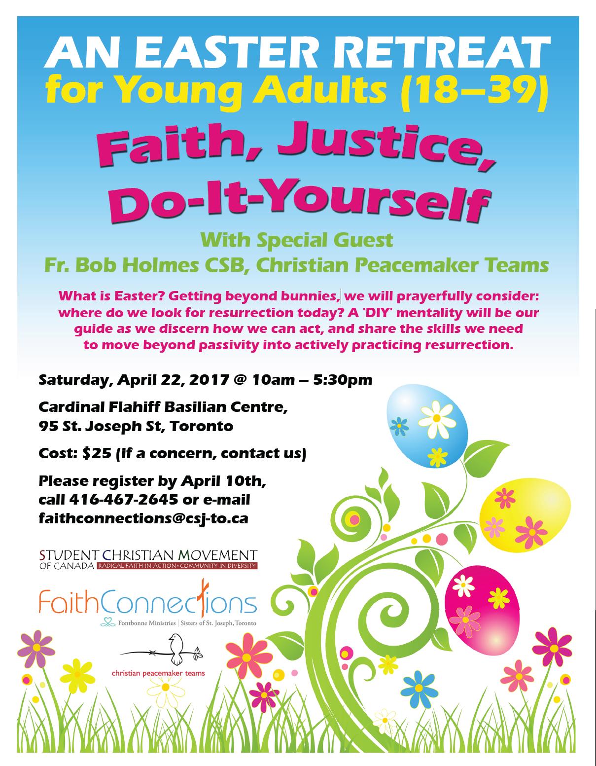 April 22 Easter Retreat SCM Canada