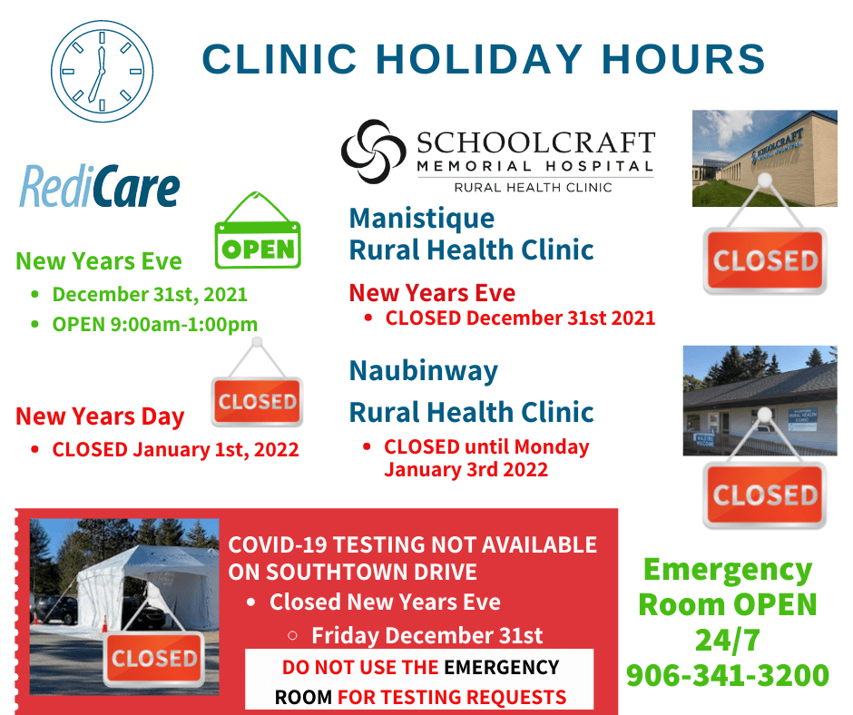 Manistique Walk In Clinic Schoolcraft Memorial Hospital