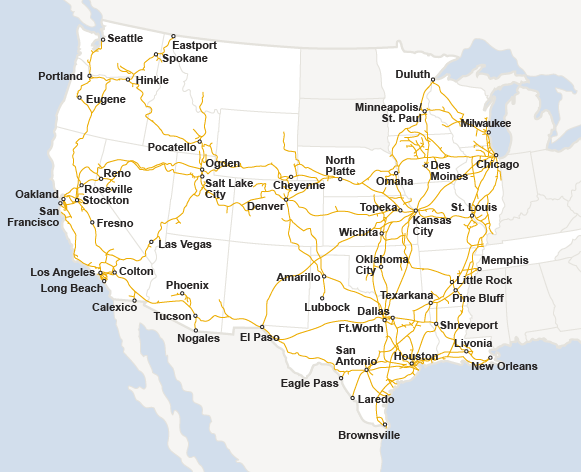 Union Pacific Subdivision Map Union Pacific (1) | Supply Chain & Transportation Management Blog