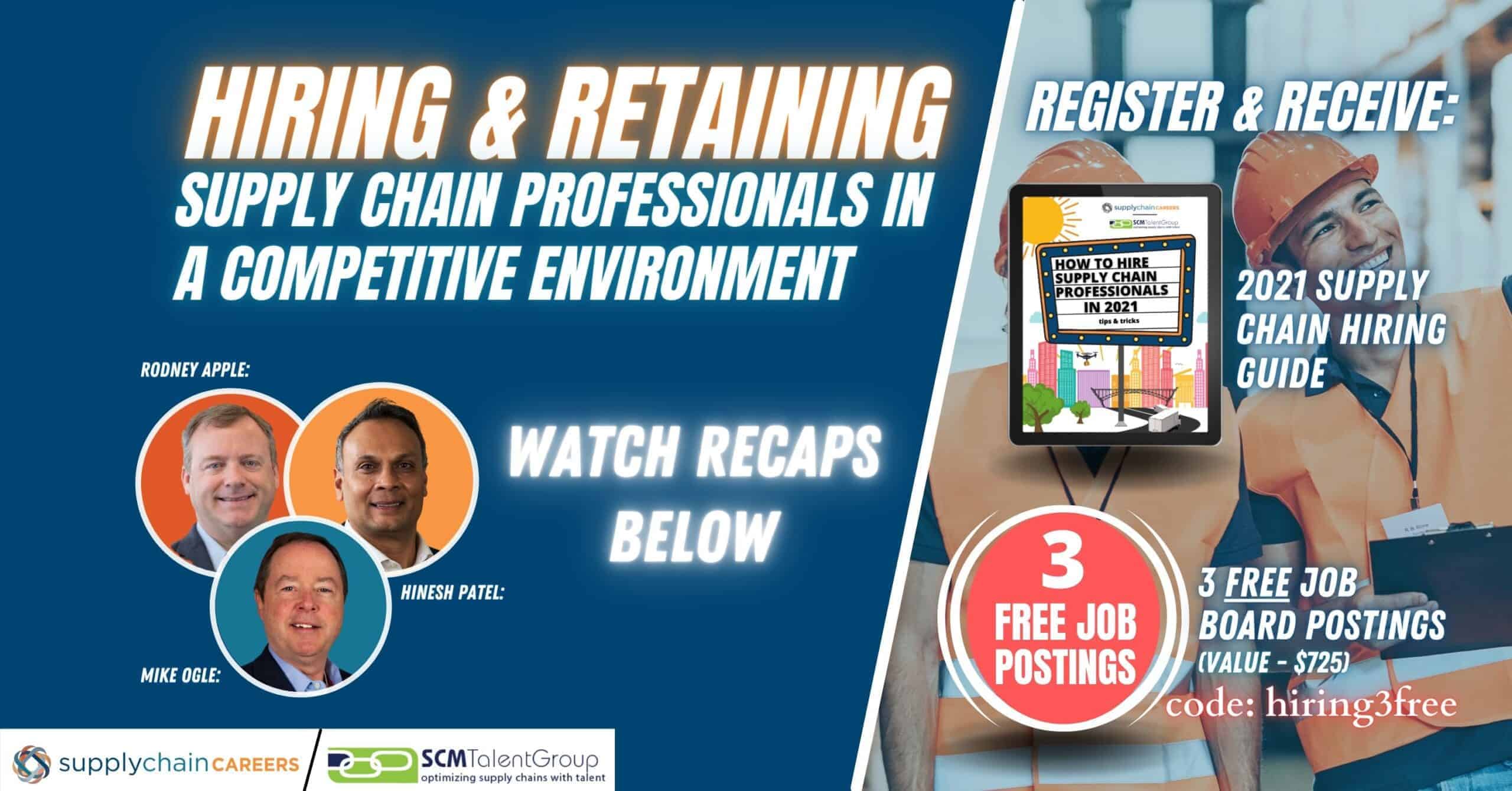Hiring and Retaining Supply Chain Talent in a Competitive Environment