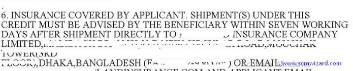 Field 46A: Documents Required Letterofcredit.biz LC L/C