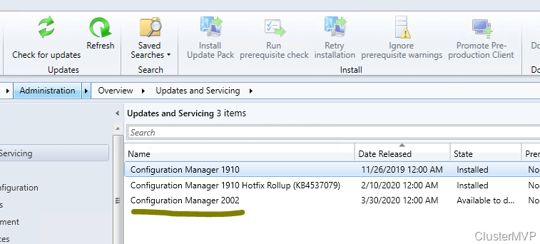 Installing tenant attach with Microsoft Endpoint Configuration Manager Update 2002 MEMCM MEMAC