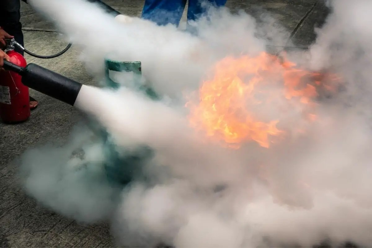 How To Clean Up Fire Extinguisher Powder