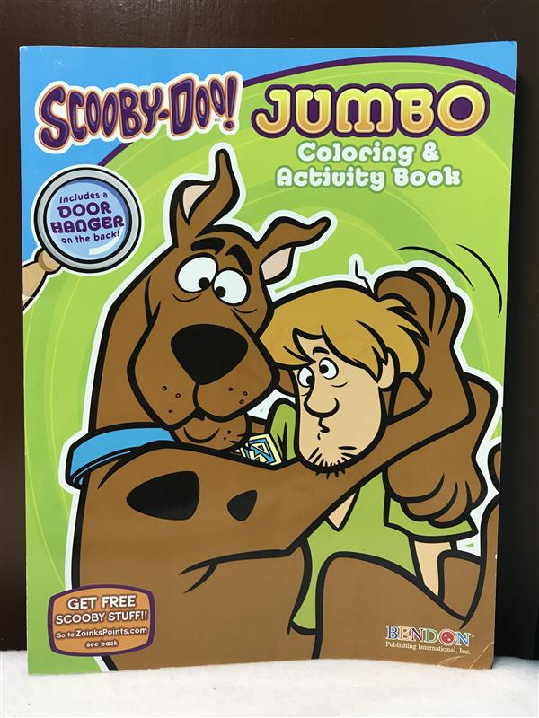 ScoobyDoo Jumbo Coloring & Activity Book with Door HangerBooks